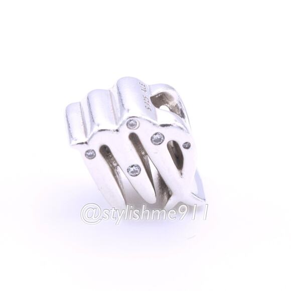 Authentic PANDORA Sparkling Virgo Zodiac Sign Charm - Picture 6 of 9